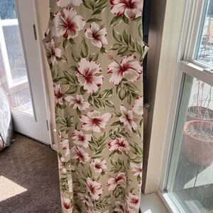 Judith Hart Floral Sleeveless midi Dress